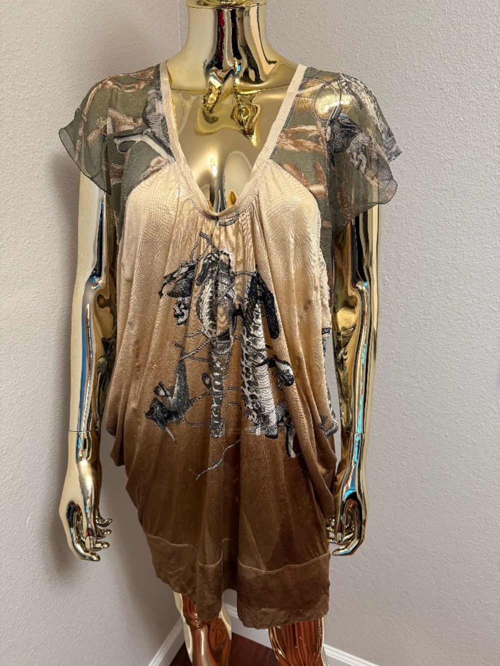 Jean Paul Gaultier tunic, vintage, size M